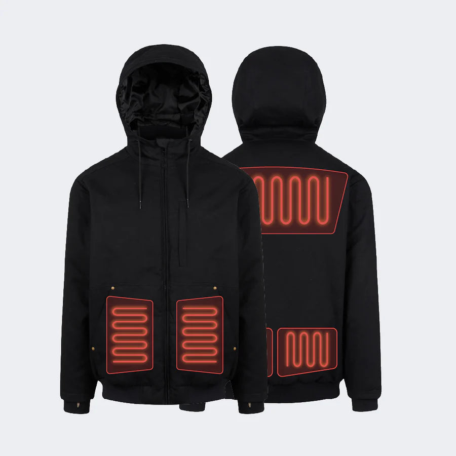 Veste chauffante noir